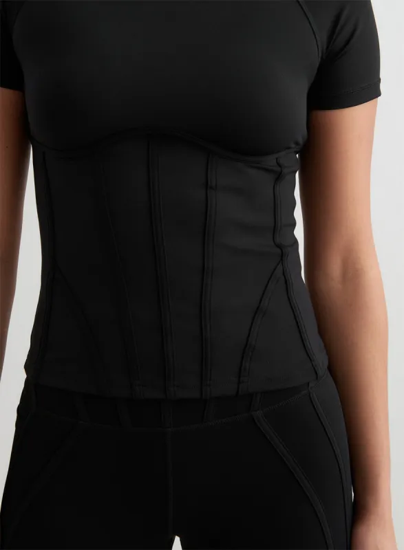 Black Sculpting Hero Top made by Aimn
