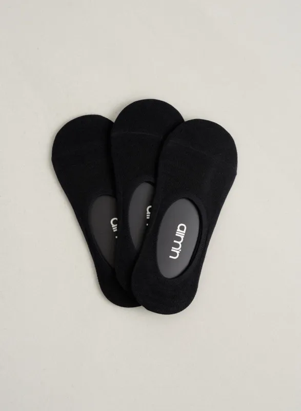 3-Pack Black Invisible Workout Socks sold by Aimn