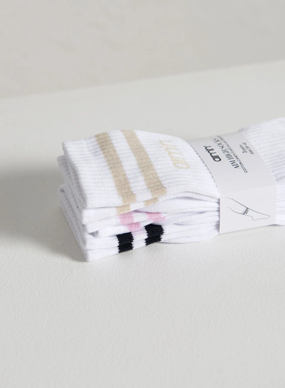 Cotton Candy Aim High Socks 3-pack sold by Aimn product image thumbnail 3