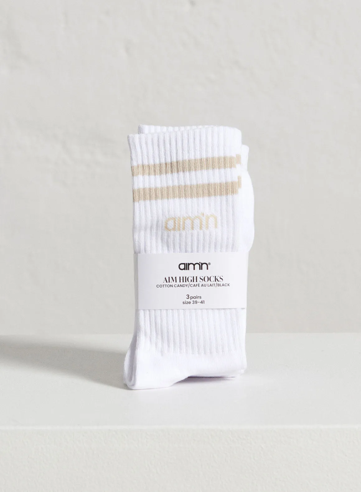 Cotton Candy Aim High Socks 3-pack sold by Aimn product image thumbnail 4