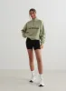 Pale Khaki Varsity Sweat Half Zip sold by Aimn