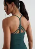 Deep Emerald Ribbed Performance Bralette sold by Aimn