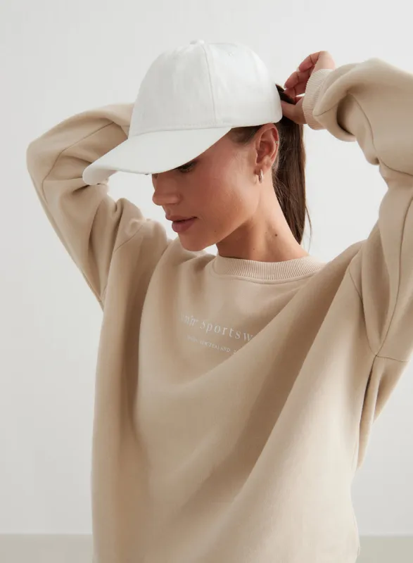 White Small Logo Cap sold by Aimn