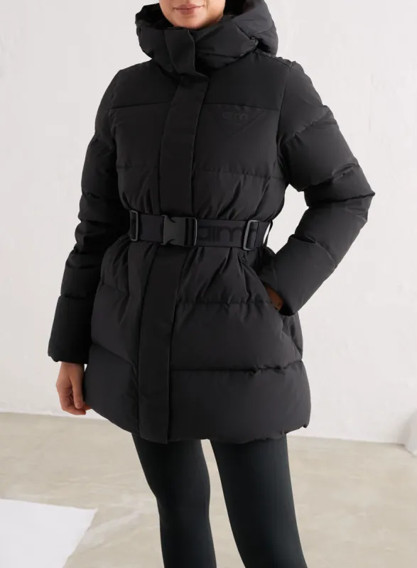 Black Padded Parka sold by Aimn