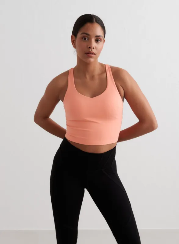 Apricot Sculpting Strappy Bralette sold by Aimn