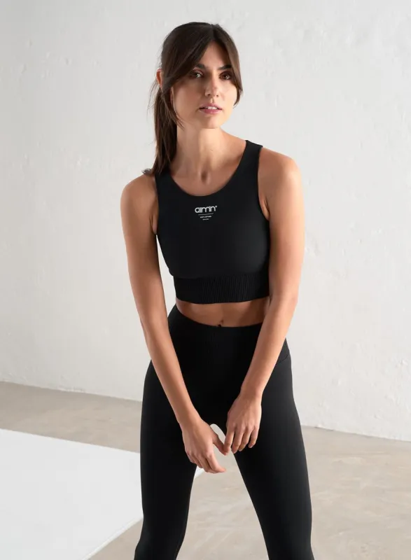Black Edge Limitless Seamless Cropped Tank Top sold by Aimn