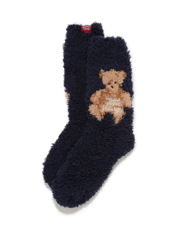 Men's Gelato Snow Bear Jacquard Socks made by Gelato Pique