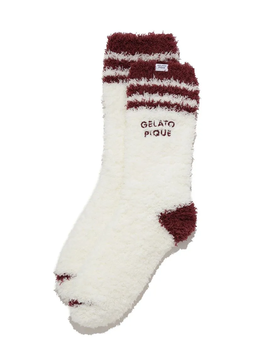 Men's Line embroidered logo socks sold by Gelato Pique