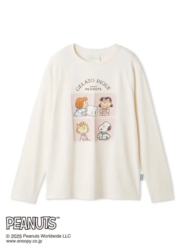 [PEANUTS] Original Art One-Point Long T-Shirt made by Gelato Pique