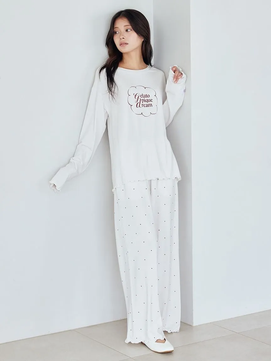 Hot Fabric Rayon One Point Logo Long T-shirt sold by Gelato Pique product image thumbnail 4