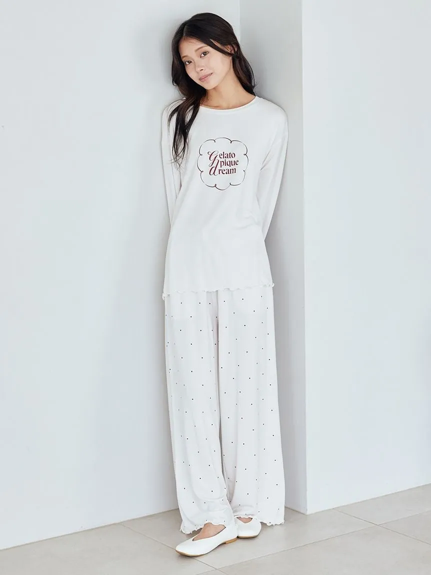 Hot Fabric Rayon One Point Logo Long T-shirt sold by Gelato Pique product image thumbnail 3