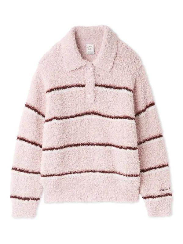 Gelato Narrow Border Pullover With Polo Collar sold by Gelato Pique