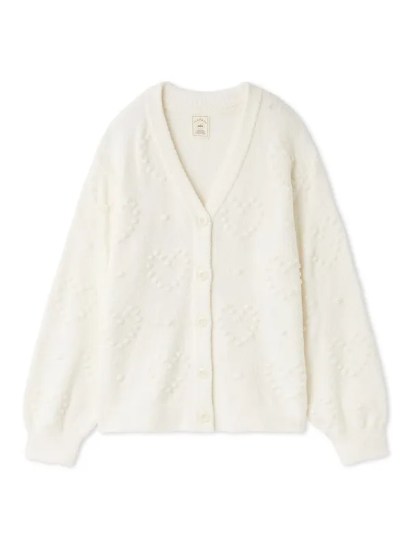 Heart Knit Cardigan made by Gelato Pique