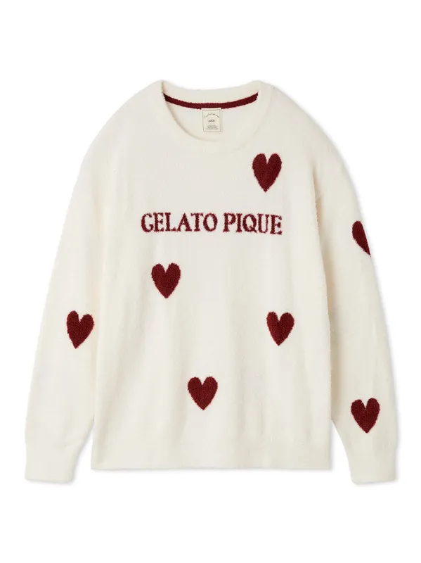 Warm Smoothie Heart Jacquard Pullover sold by Gelato Pique