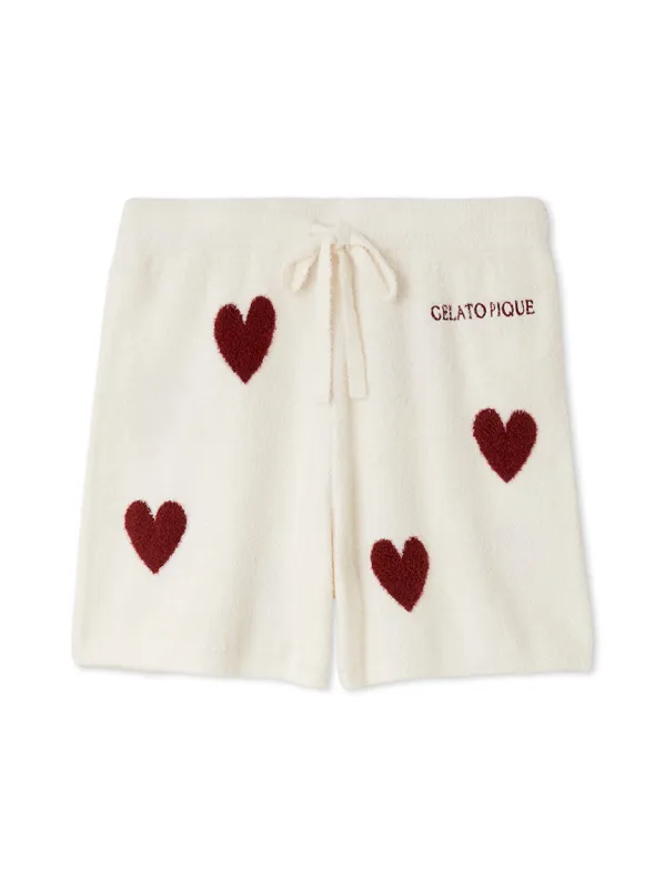 Warm Smoothie Heart Jacquard Shorts sold by Gelato Pique