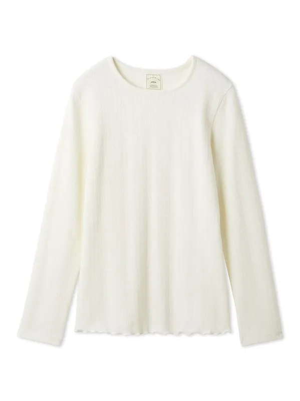 Heart Aran Cut-and-sew Pullover sold by Gelato Pique