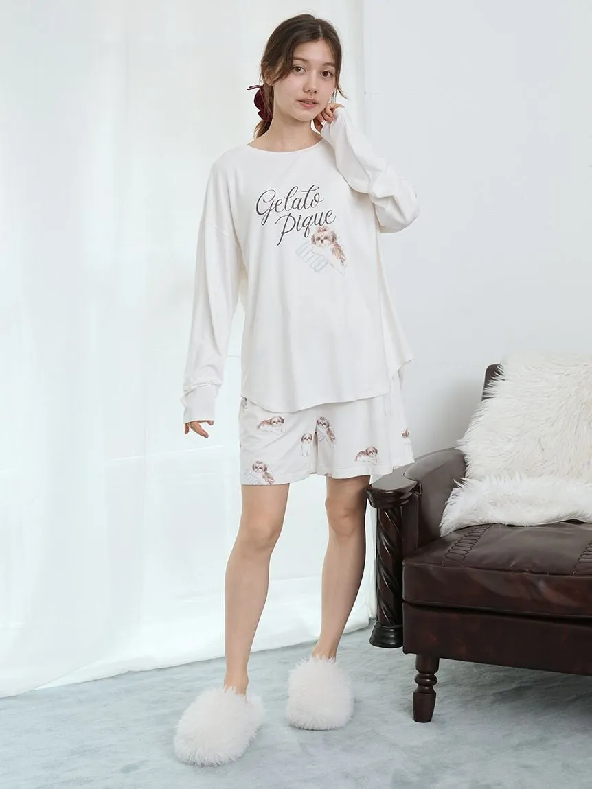 Shih Tzu Print Shorts sold by Gelato Pique product image thumbnail 4