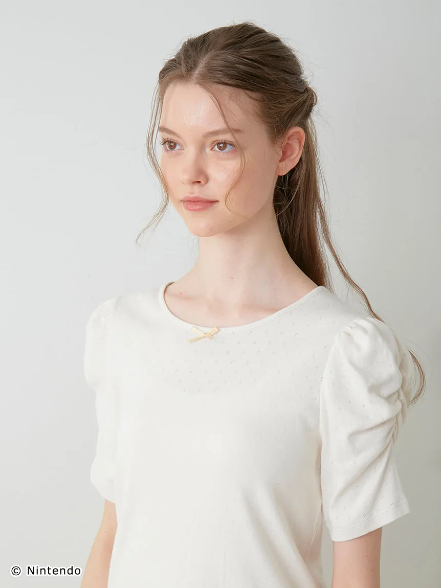 Peach Collection Puff Sleeve Top sold by Gelato Pique product image thumbnail 5