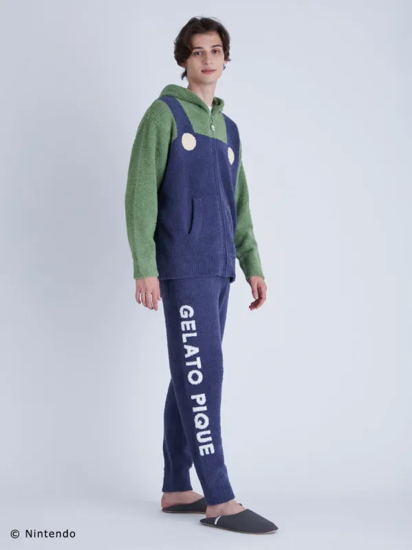 Super Mario MENS Luigi Pullover & Long Pants Loungewear Set sold by Gelato Pique