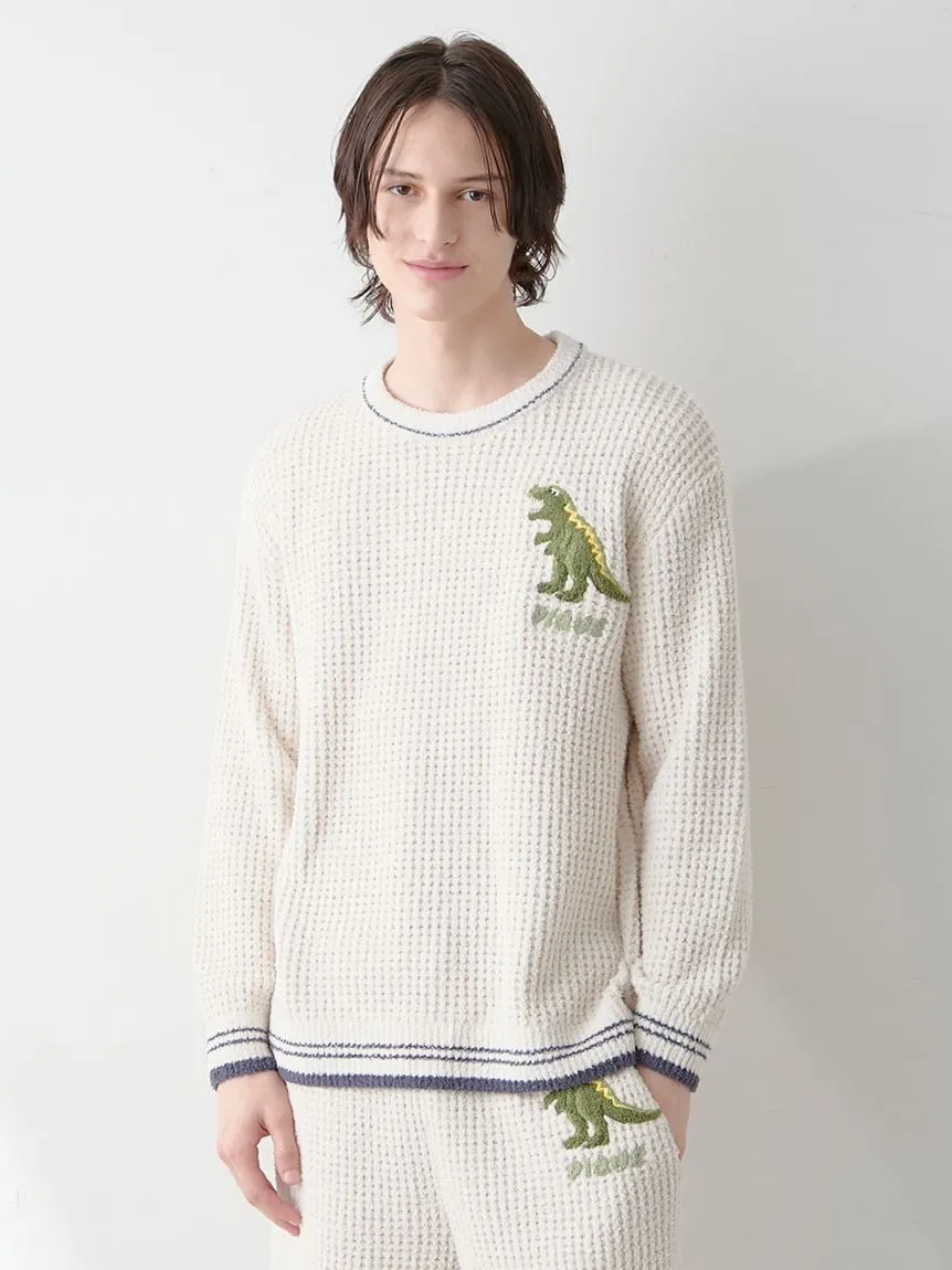 Mens Waffle Dinosaur Pullover sold by Gelato Pique product image thumbnail 5