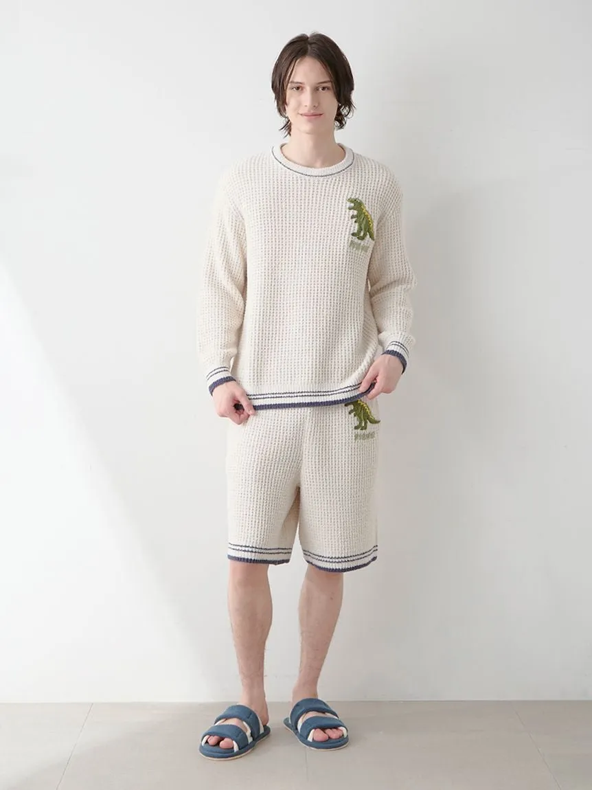 Mens Waffle Dinosaur Pullover sold by Gelato Pique product image thumbnail 3