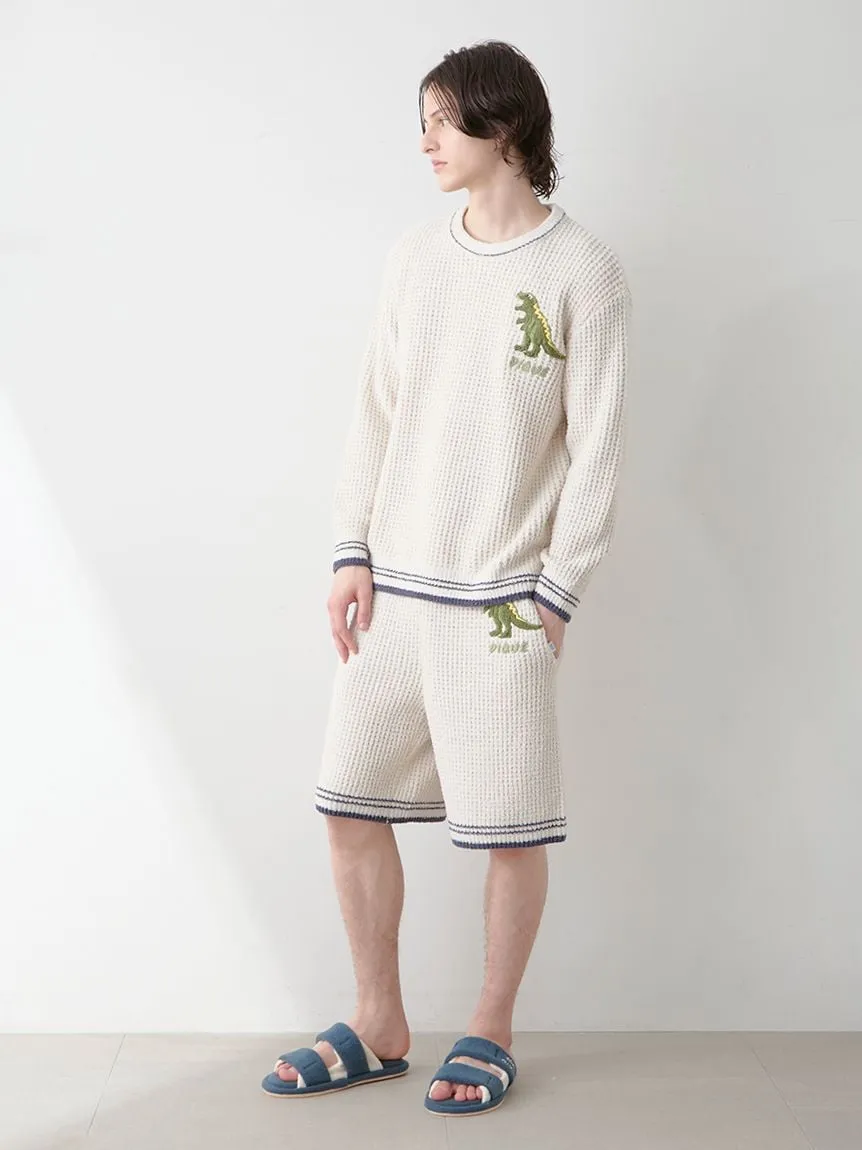 Mens Waffle Dinosaur Pullover sold by Gelato Pique product image thumbnail 4