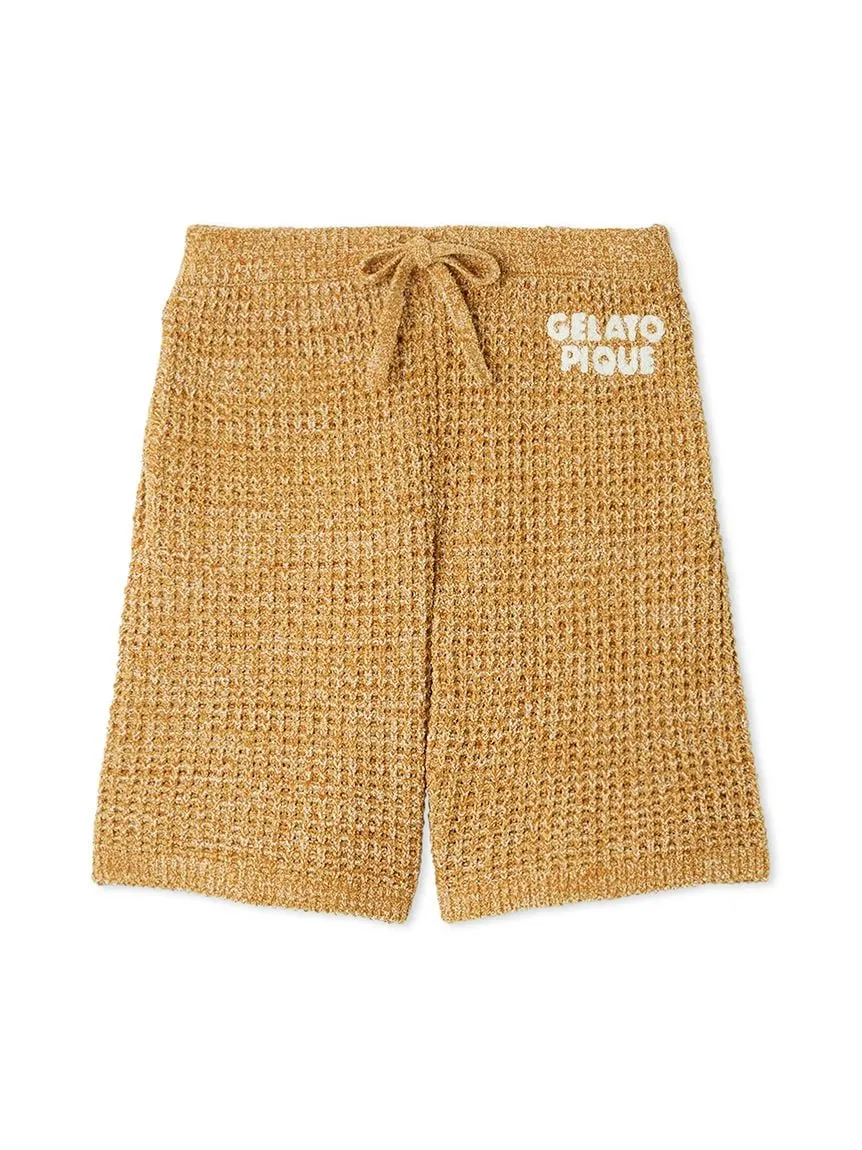 Mens Melange Waffle Knit Shorts sold by Gelato Pique