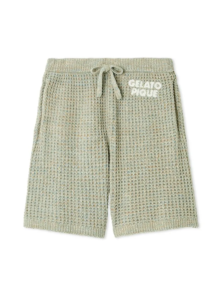 Mens Melange Waffle Knit Shorts sold by Gelato Pique product image thumbnail 2