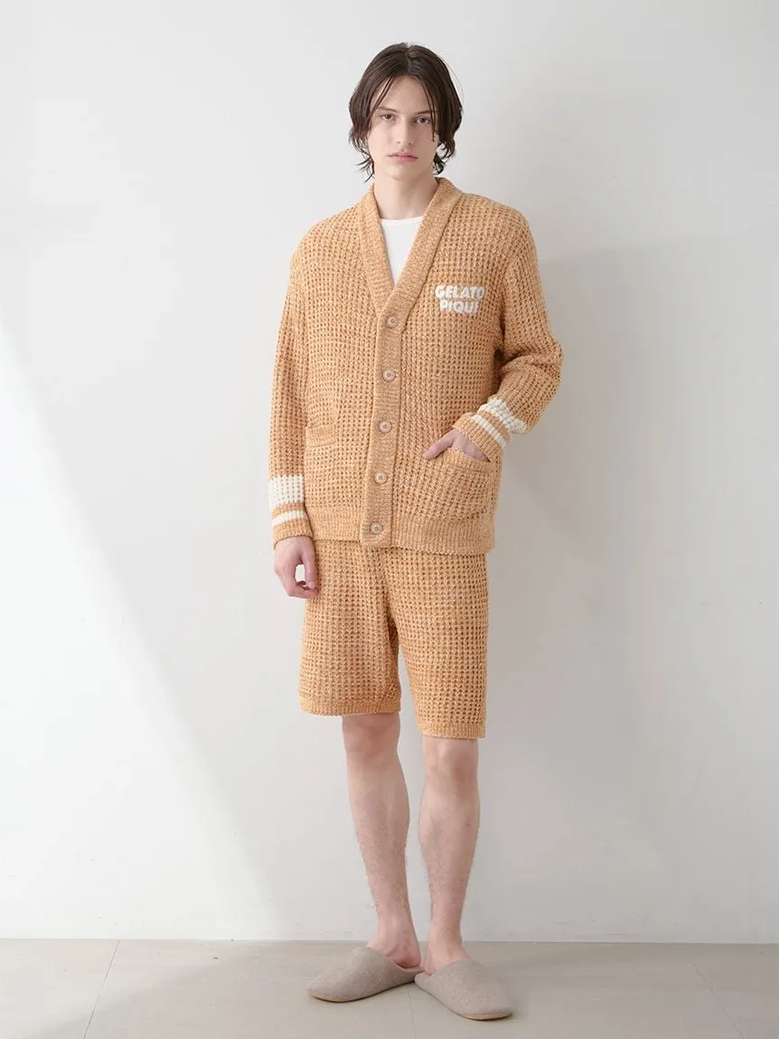 Mens Melange Waffle Knit Shorts sold by Gelato Pique product image thumbnail 5