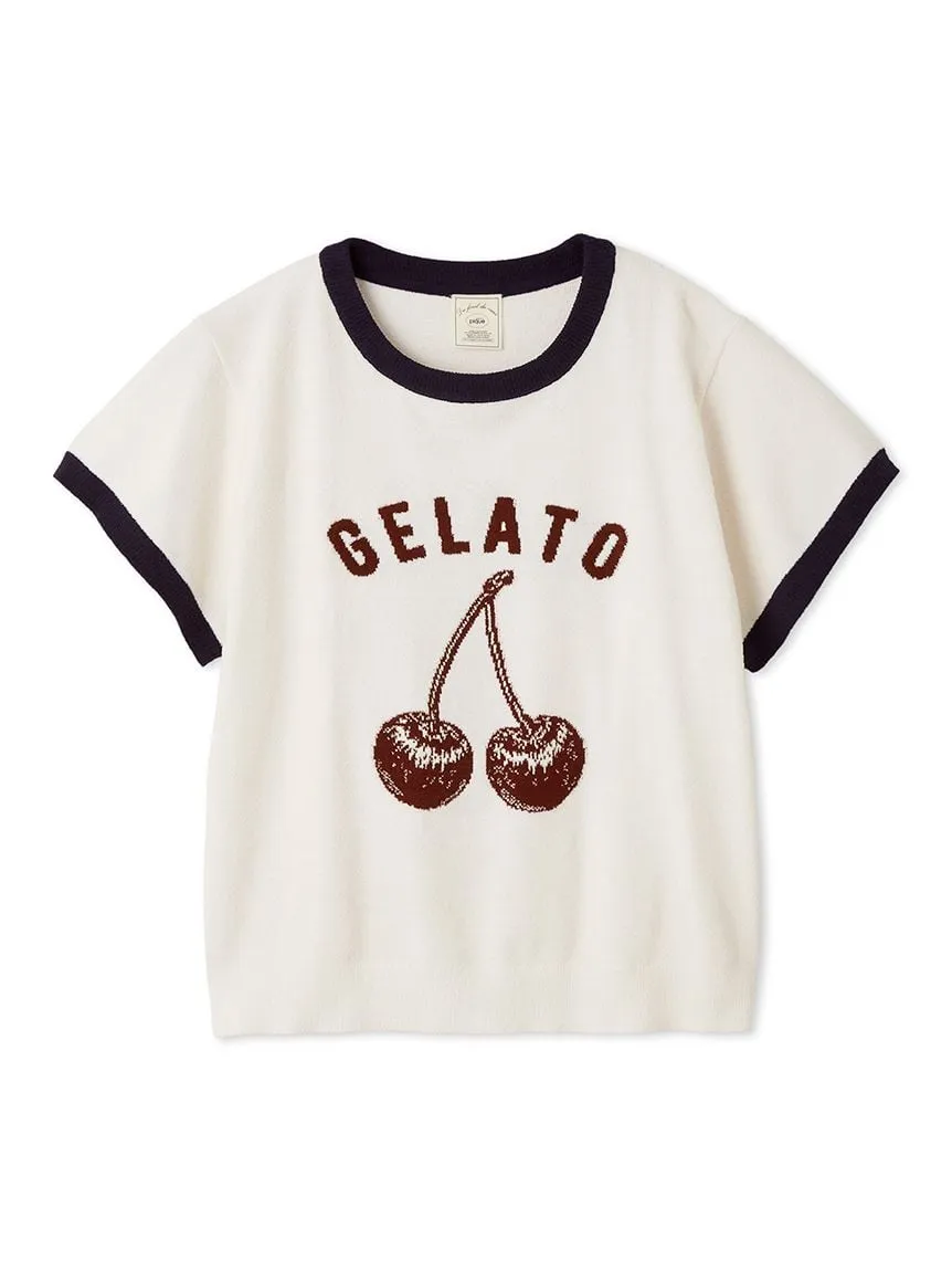 Airy Moco Variety Motif Jacquard Pullover sold by Gelato Pique