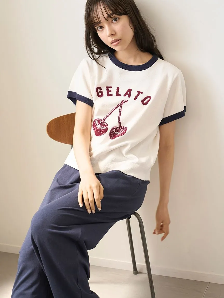 Airy Moco Variety Motif Jacquard Pullover sold by Gelato Pique product image thumbnail 4