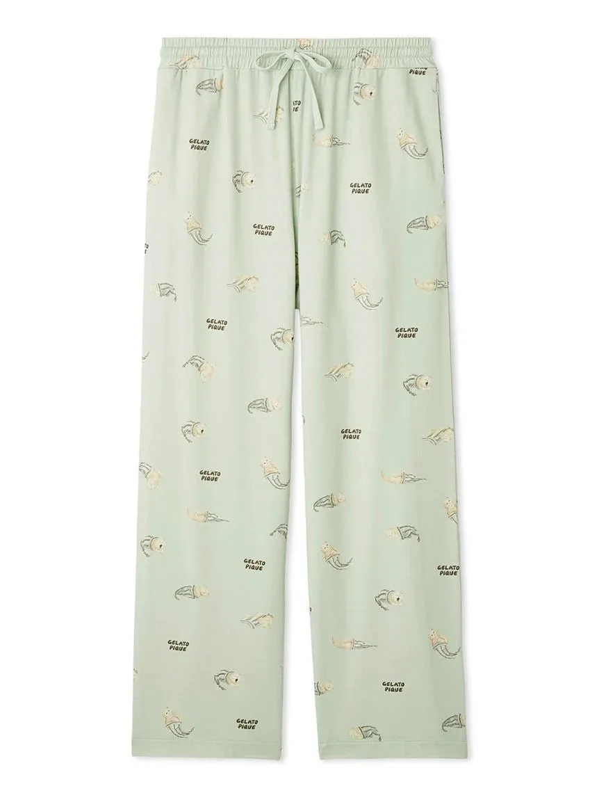 Mens Sleeping Cat Rayon All-over Print Pants sold by Gelato Pique product image thumbnail 2