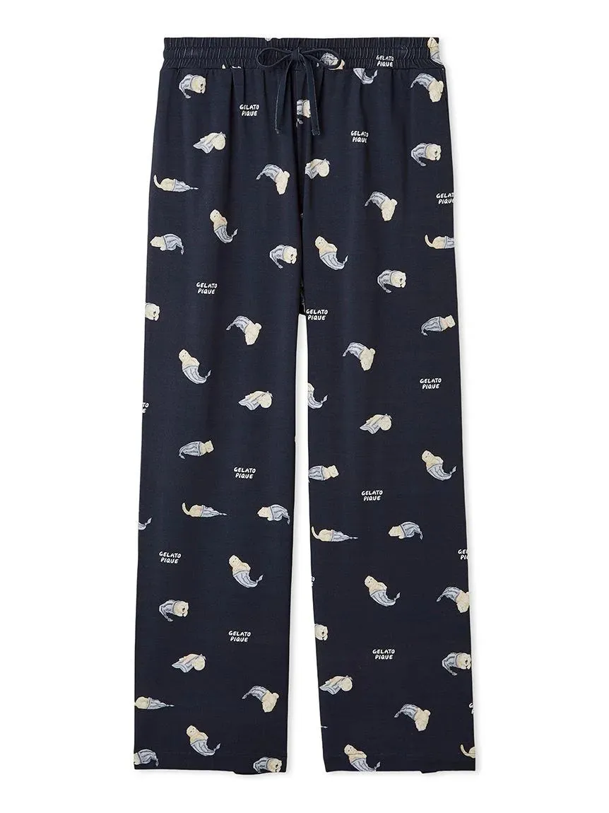 Mens Sleeping Cat Rayon All-over Print Pants sold by Gelato Pique product image thumbnail 3