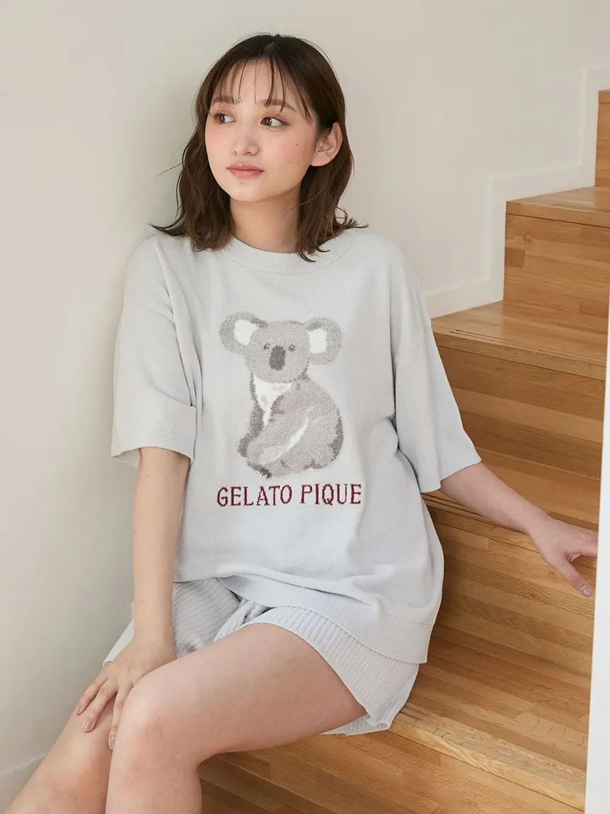 Koala Jacquard Airy Moco Pullover sold by Gelato Pique product image thumbnail 3