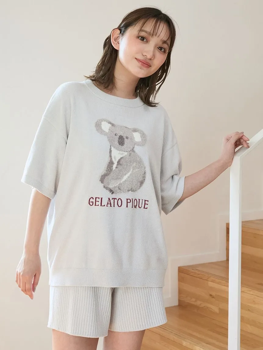 Koala Jacquard Airy Moco Pullover sold by Gelato Pique product image thumbnail 4