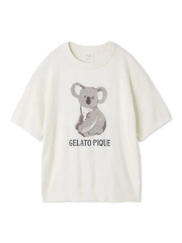 Koala Jacquard Airy Moco Pullover sold by Gelato Pique