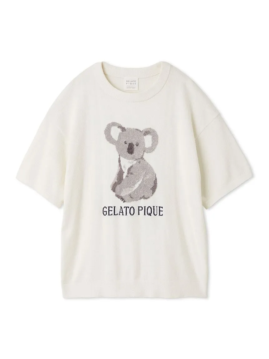 Koala Jacquard Airy Moco Pullover sold by Gelato Pique