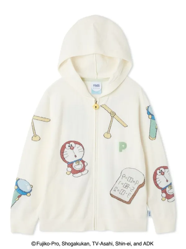 Doraemon Women’s Jacquard Hoodie made by Gelato Pique