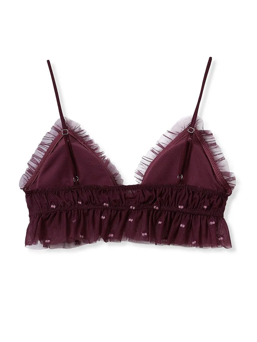 Cherry Tulle Bra & Underwear Set sold by Gelato Pique product image thumbnail 3