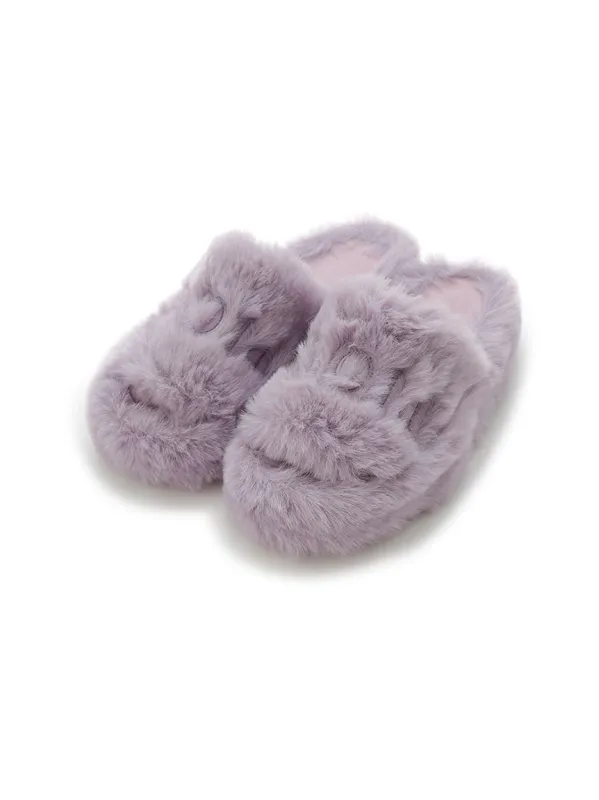 Colorful Fluffy Room Shoes made by Gelato Pique