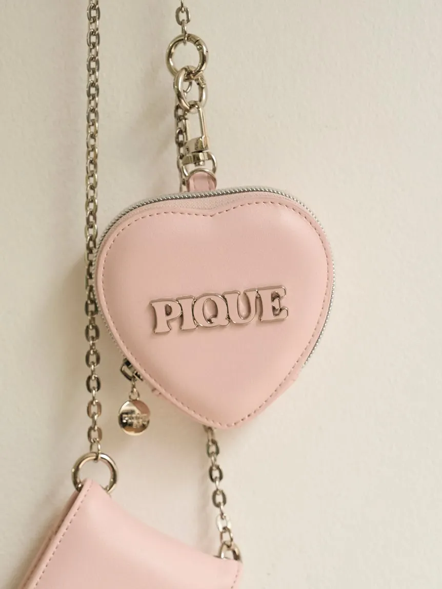 Heart-shaped Bag Charm sold by Gelato Pique