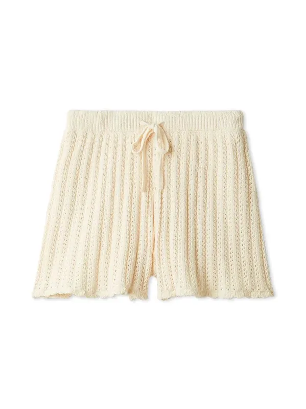 Airy Moco Crochet Shorts sold by Gelato Pique