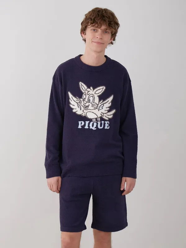 KOUSUKE SHIMIZU Men's Air Moco Pullover Sweater sold by Gelato Pique
