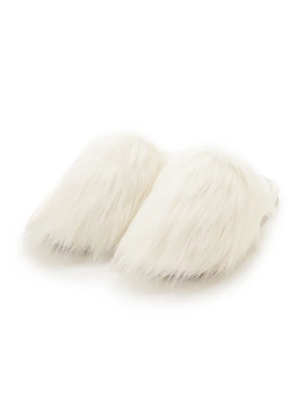 Eco Cozy Faux Fur House Slippers made by Gelato Pique