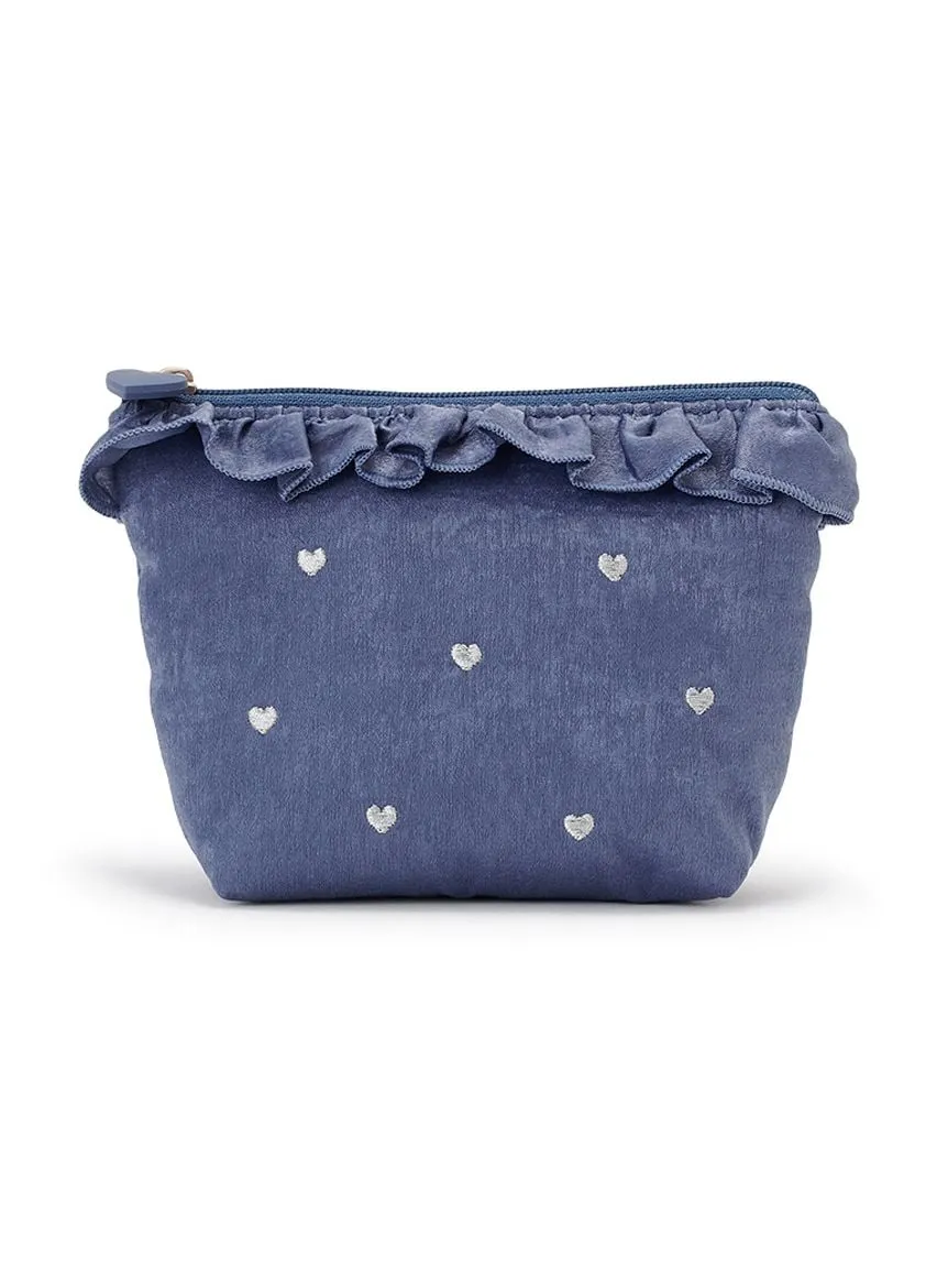 Heart Embroidered Frill Tissue Pouch sold by Gelato Pique product image thumbnail 2