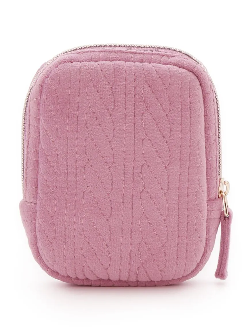 Aran Travel Quilted Makeup Pouch sold by Gelato Pique product image thumbnail 3