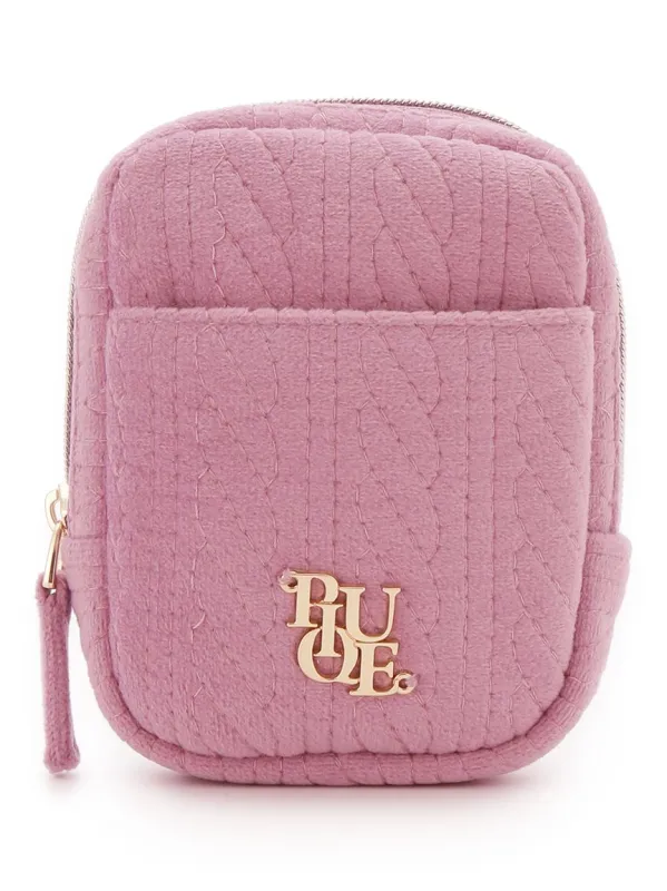 Aran Travel Quilted Makeup Pouch made by Gelato Pique