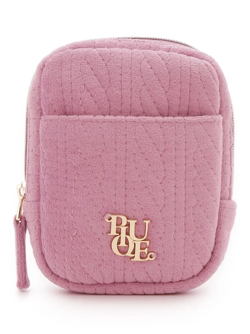 Aran Travel Quilted Makeup Pouch sold by Gelato Pique