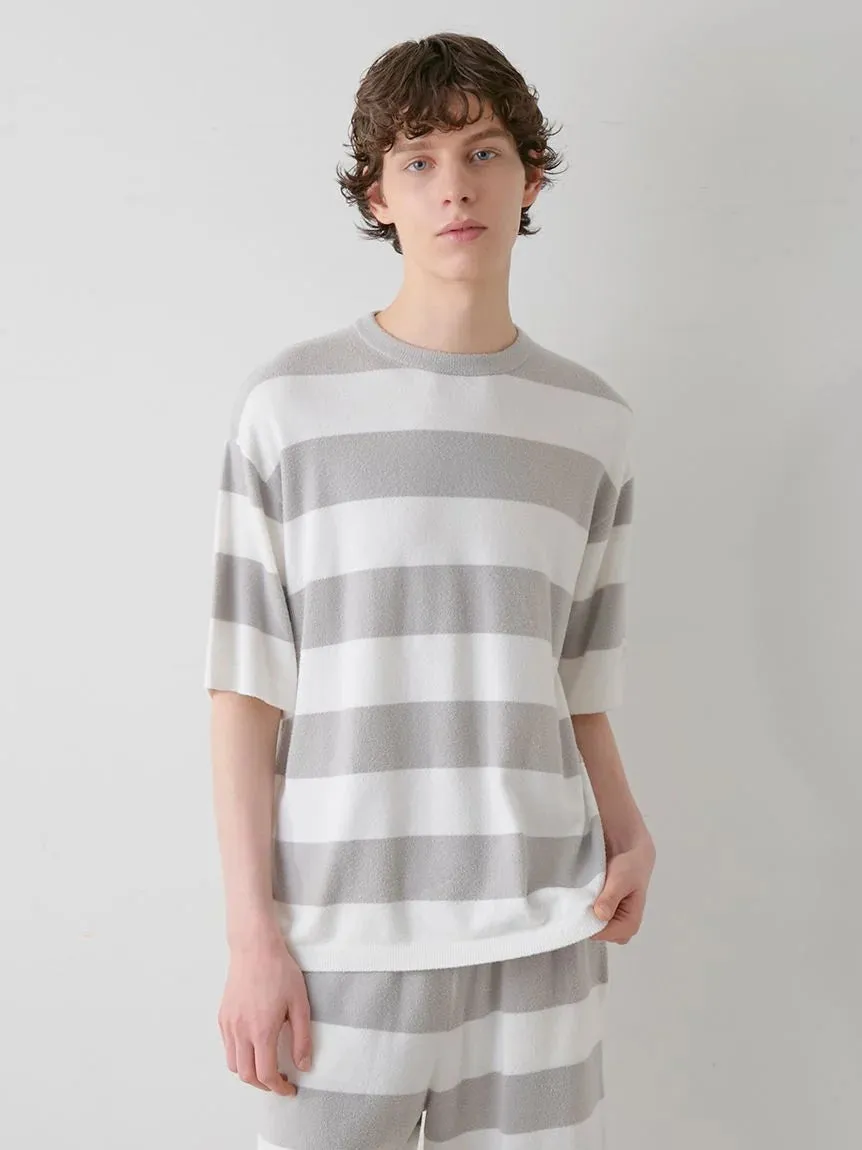Mens Smoothie Stripe Crew Neck Shirt sold by Gelato Pique product image thumbnail 5