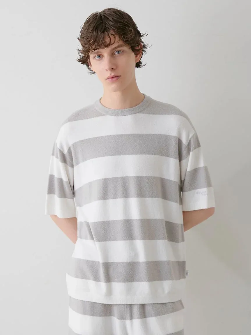 Mens Smoothie Stripe Crew Neck Shirt sold by Gelato Pique product image thumbnail 2